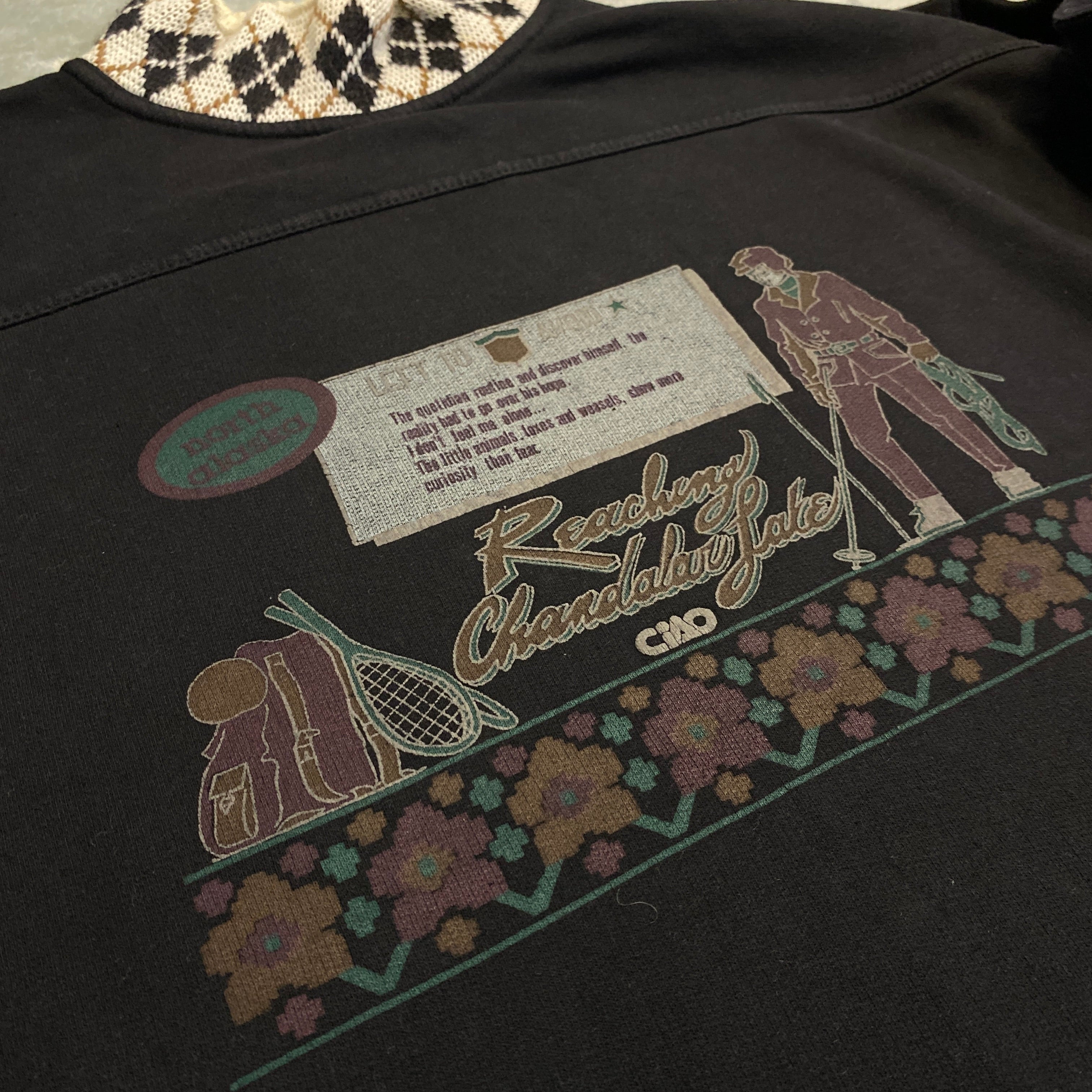 SUDADERA NORTH ALASKA REACHING CHANDALABU GATE BLACK TALLA L