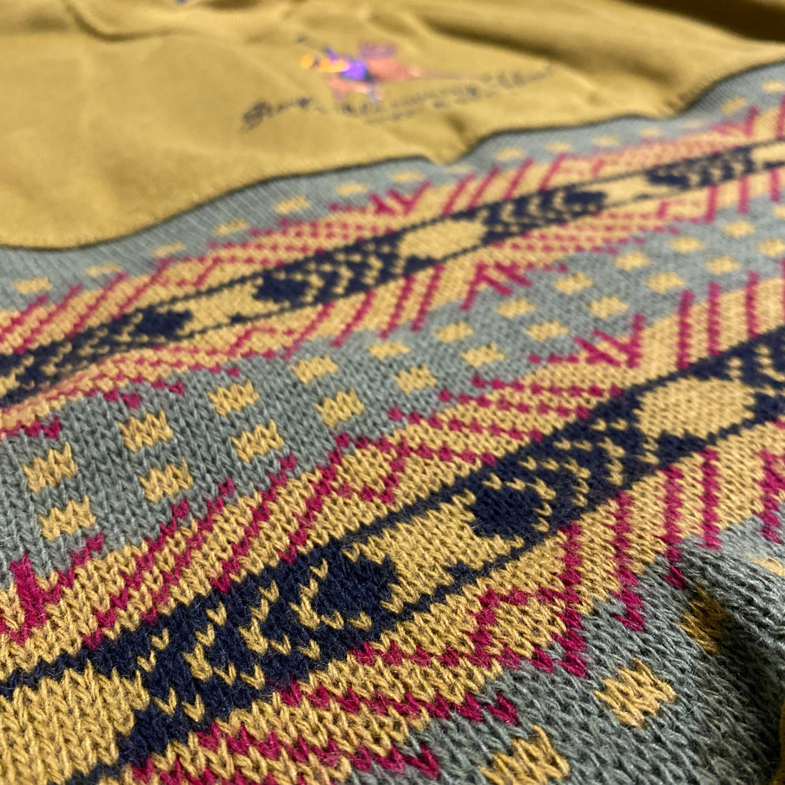 SUDADERA ROYAL POLO COUNTRY SCHOOL POLO PLAYER VERDE OLIVA TALLA L