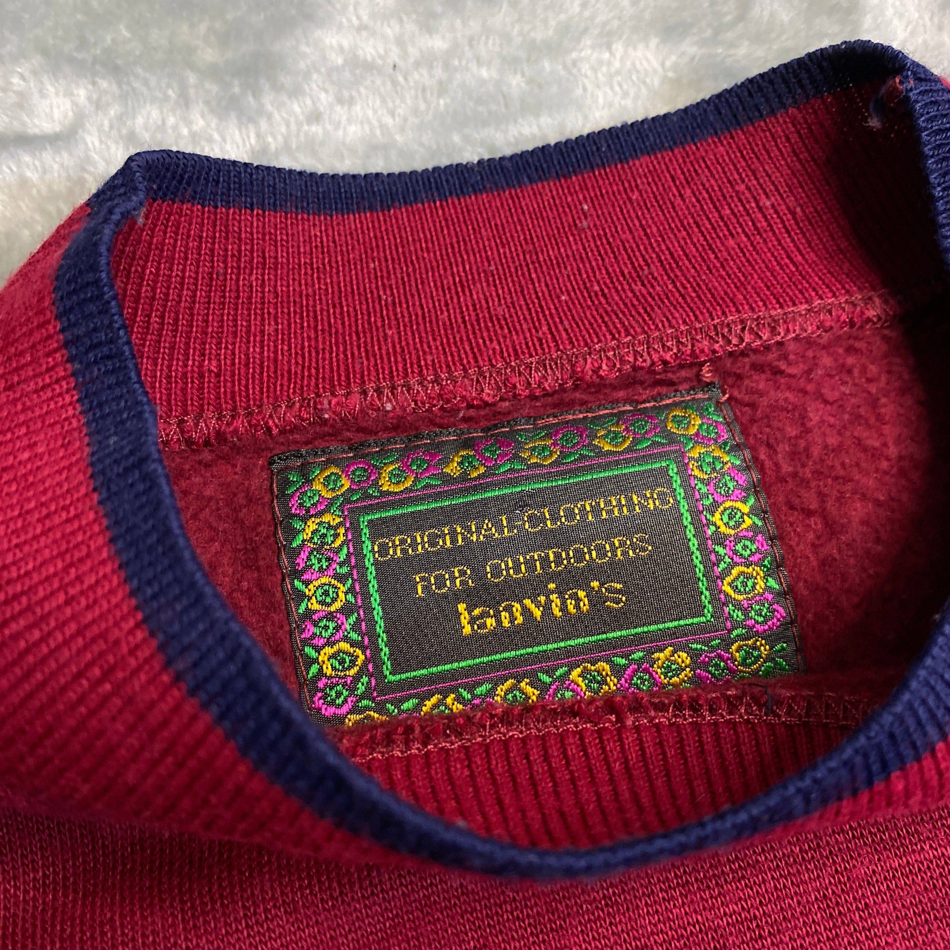 SUDADERA NORDIC WINTER IONVIMS CREW BURDEOS TALLA L