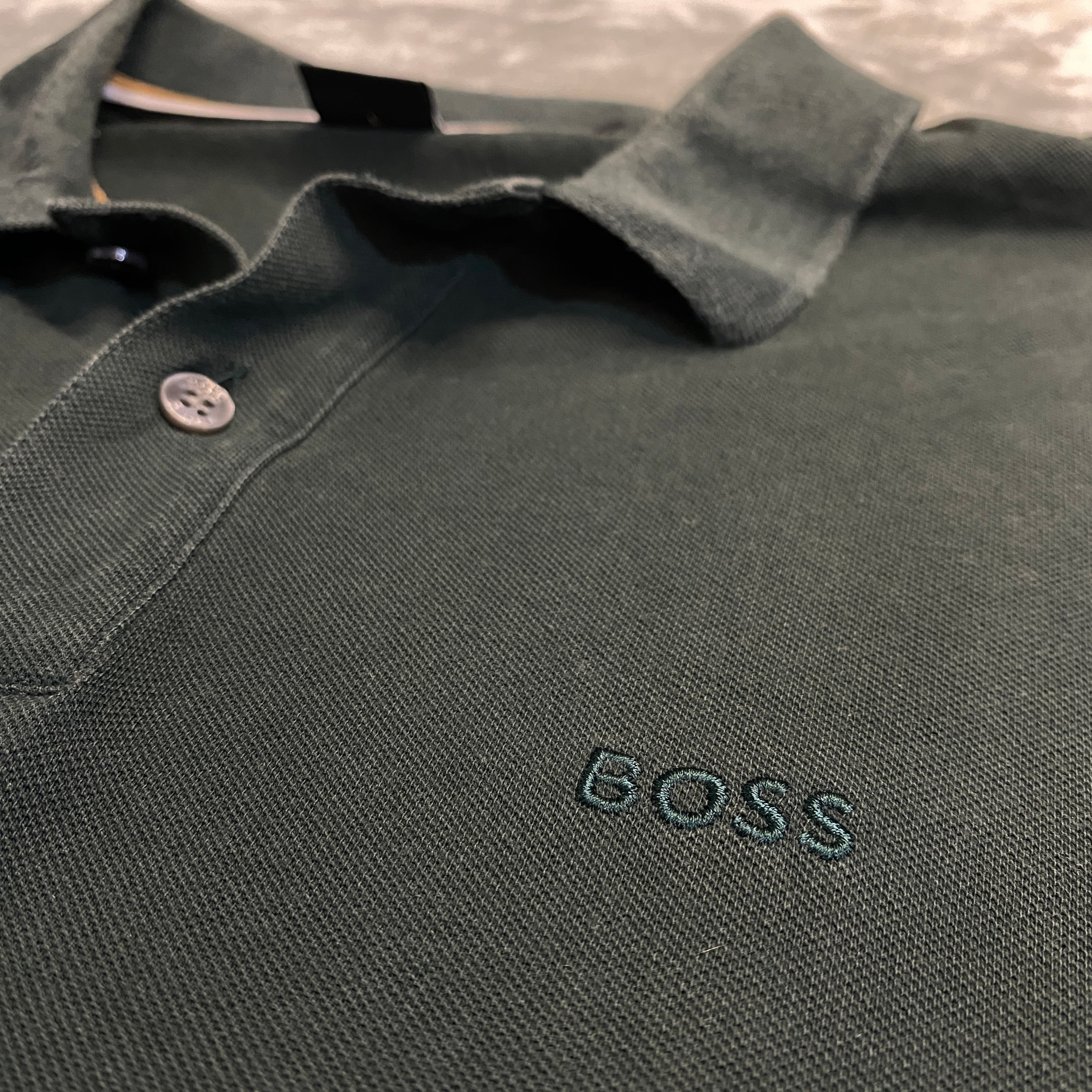 POLO BOSS VERDE OSCURO TALLA L