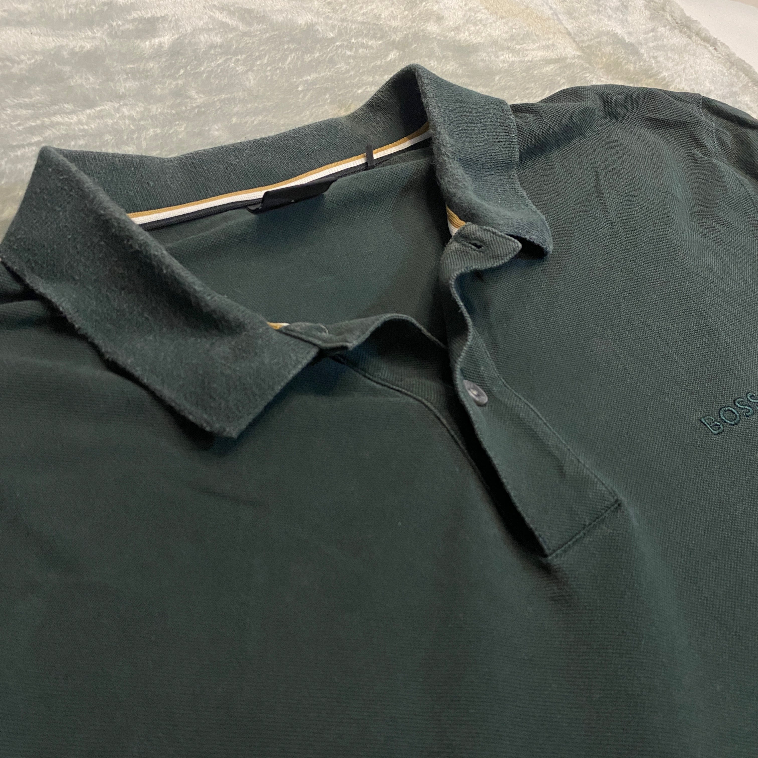 POLO BOSS VERDE OSCURO TALLA L