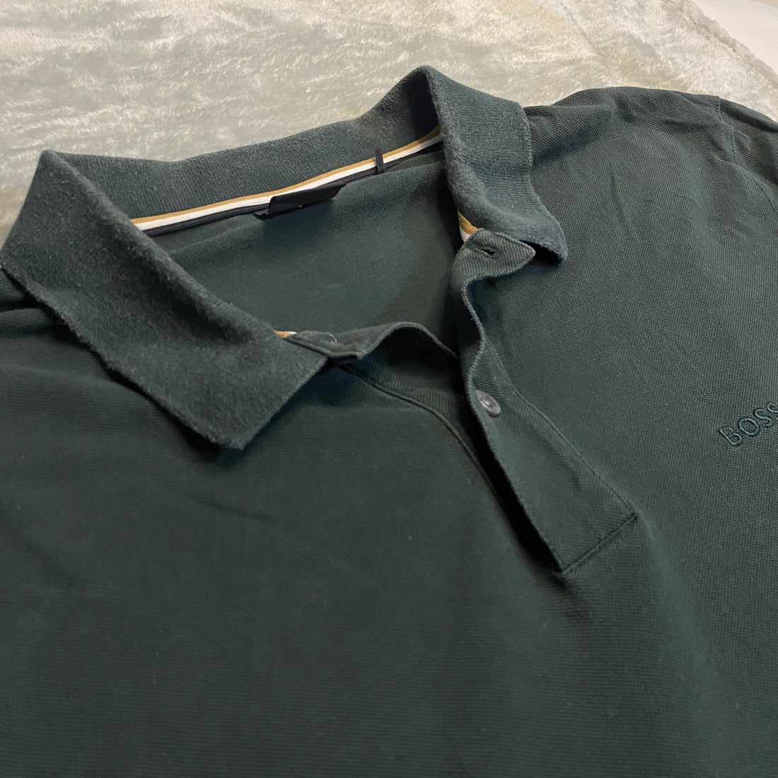POLO BOSS VERDE OSCURO TALLA L
