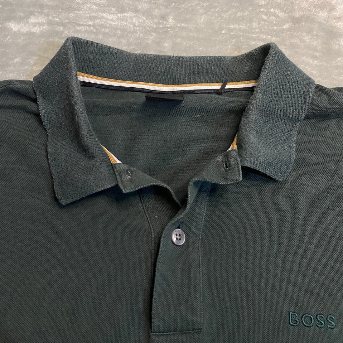 POLO BOSS VERDE OSCURO TALLA L