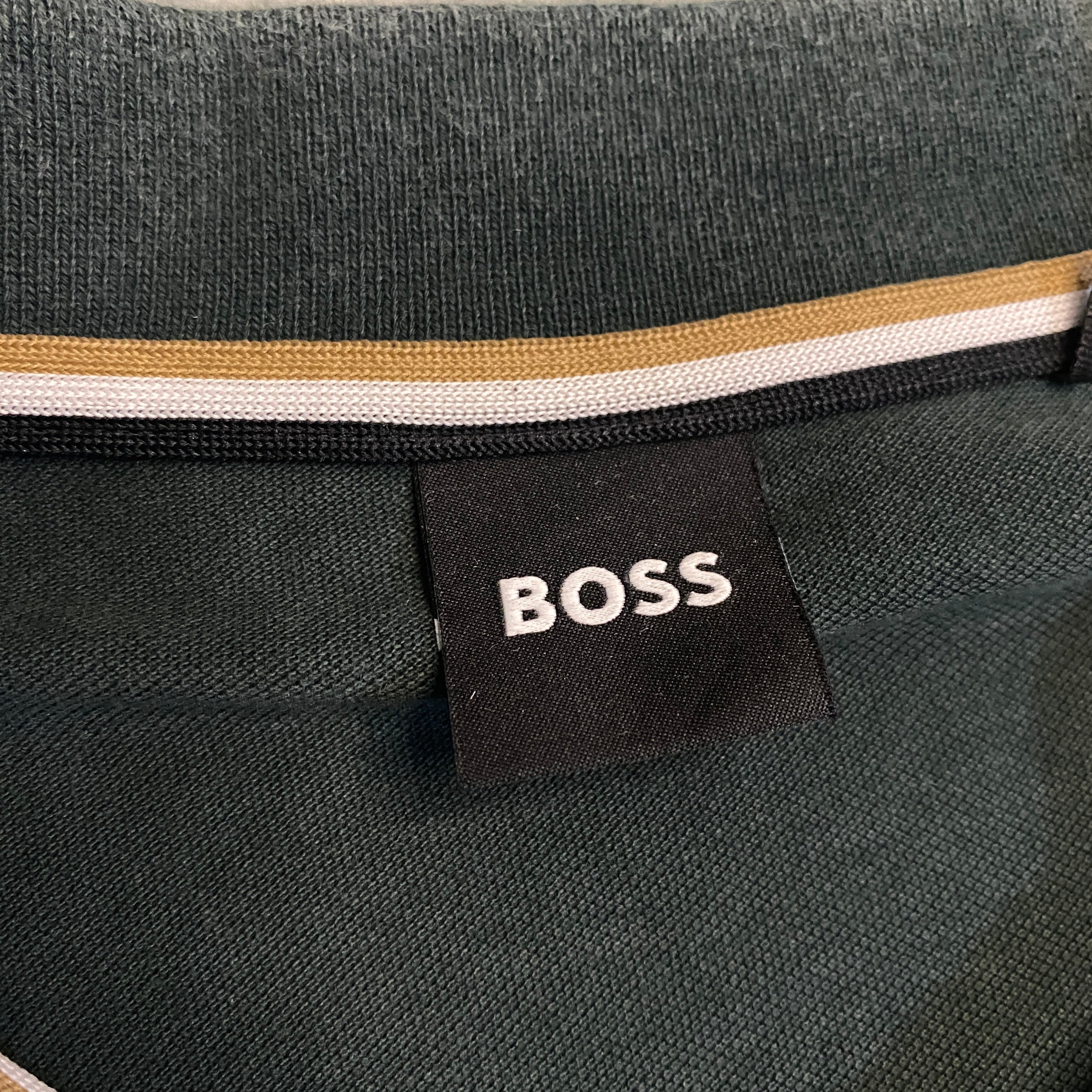 POLO BOSS VERDE OSCURO TALLA L
