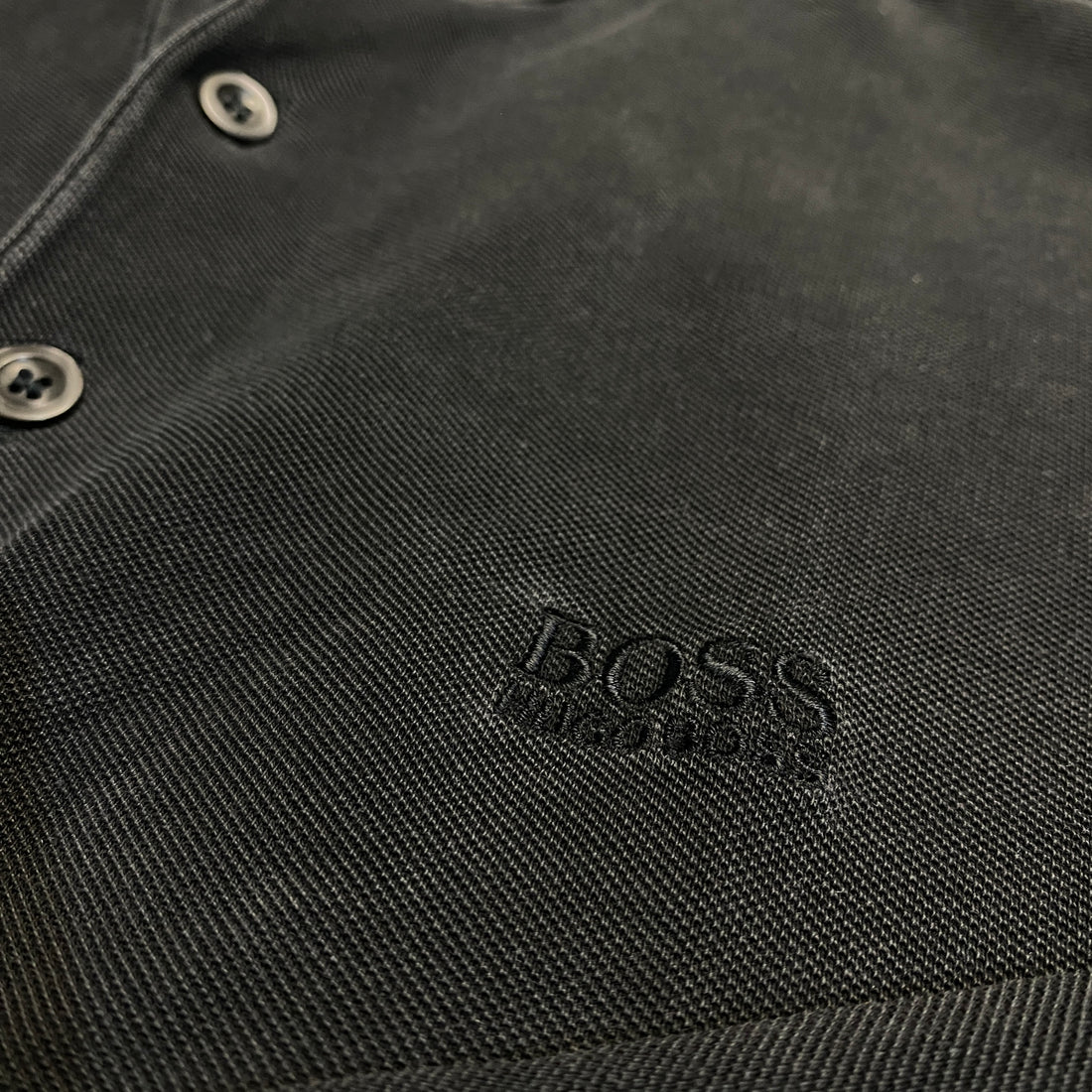 POLO LARGO HUGO BOSS NEGRO TALLA L