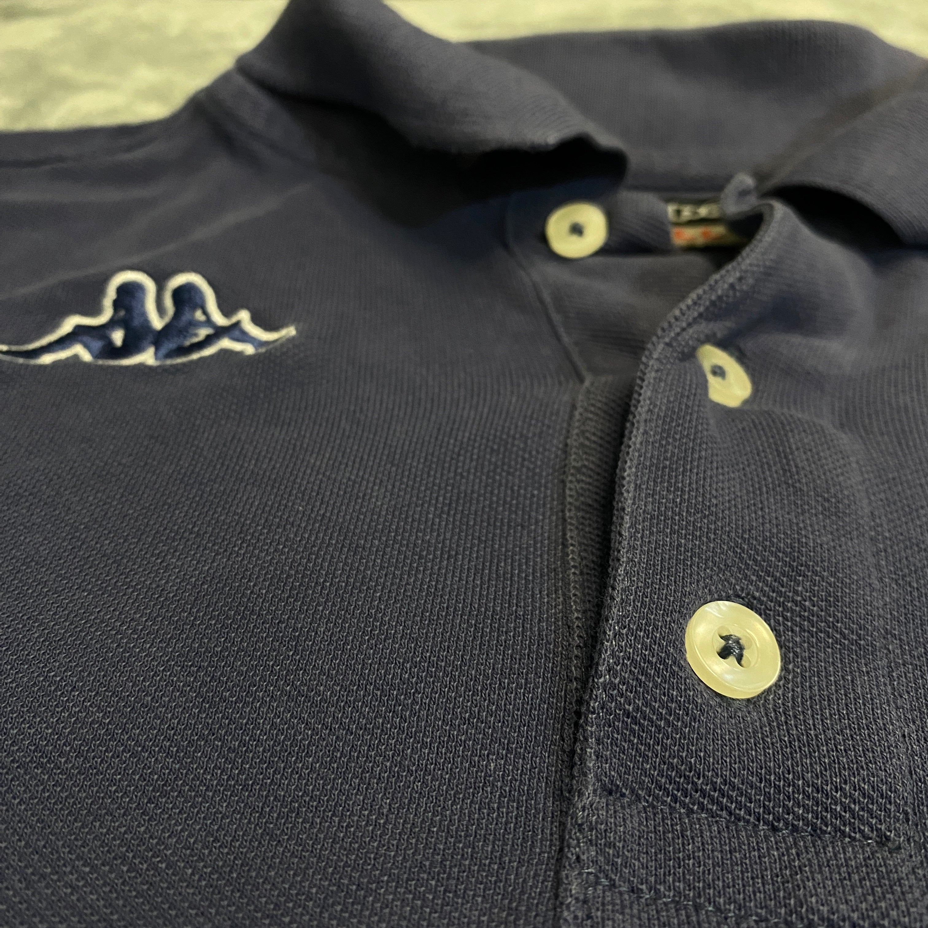 POLO KAPPA AZUL MARINO LARGO MANGA LARGA TALLA SMALL