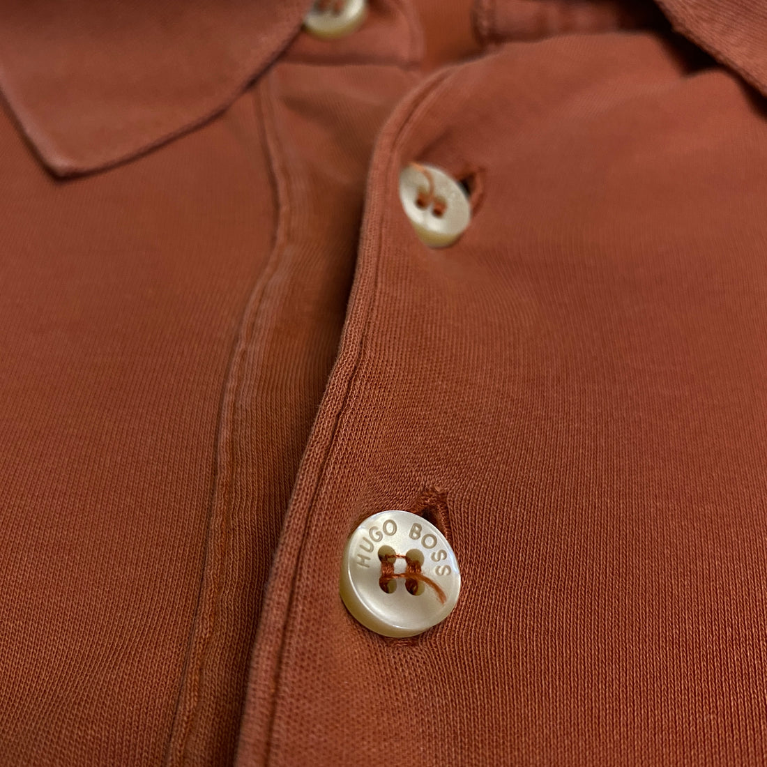 POLO HUGO BOSS NARANJA CLARO TALLA L