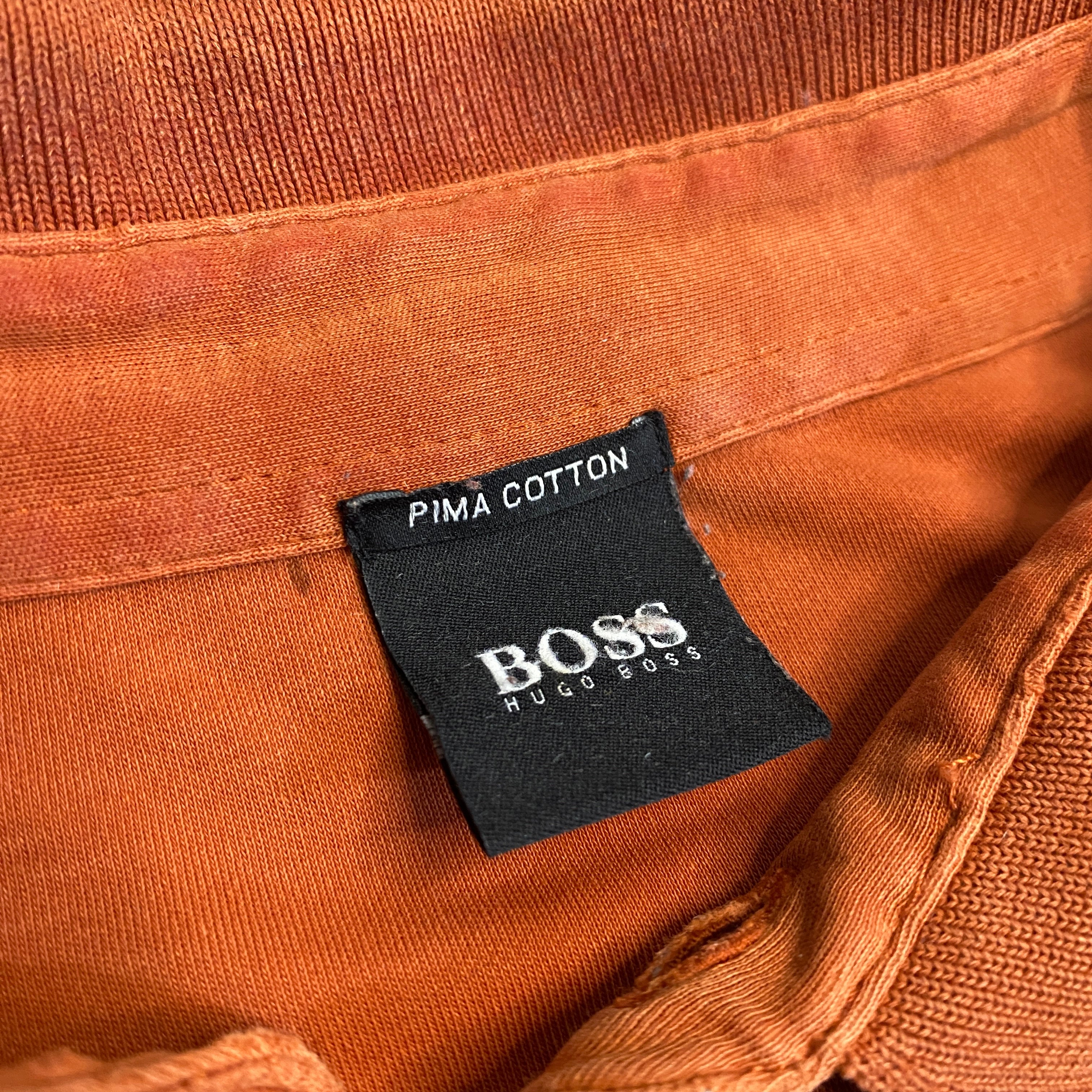 POLO HUGO BOSS NARANJA CLARO TALLA L