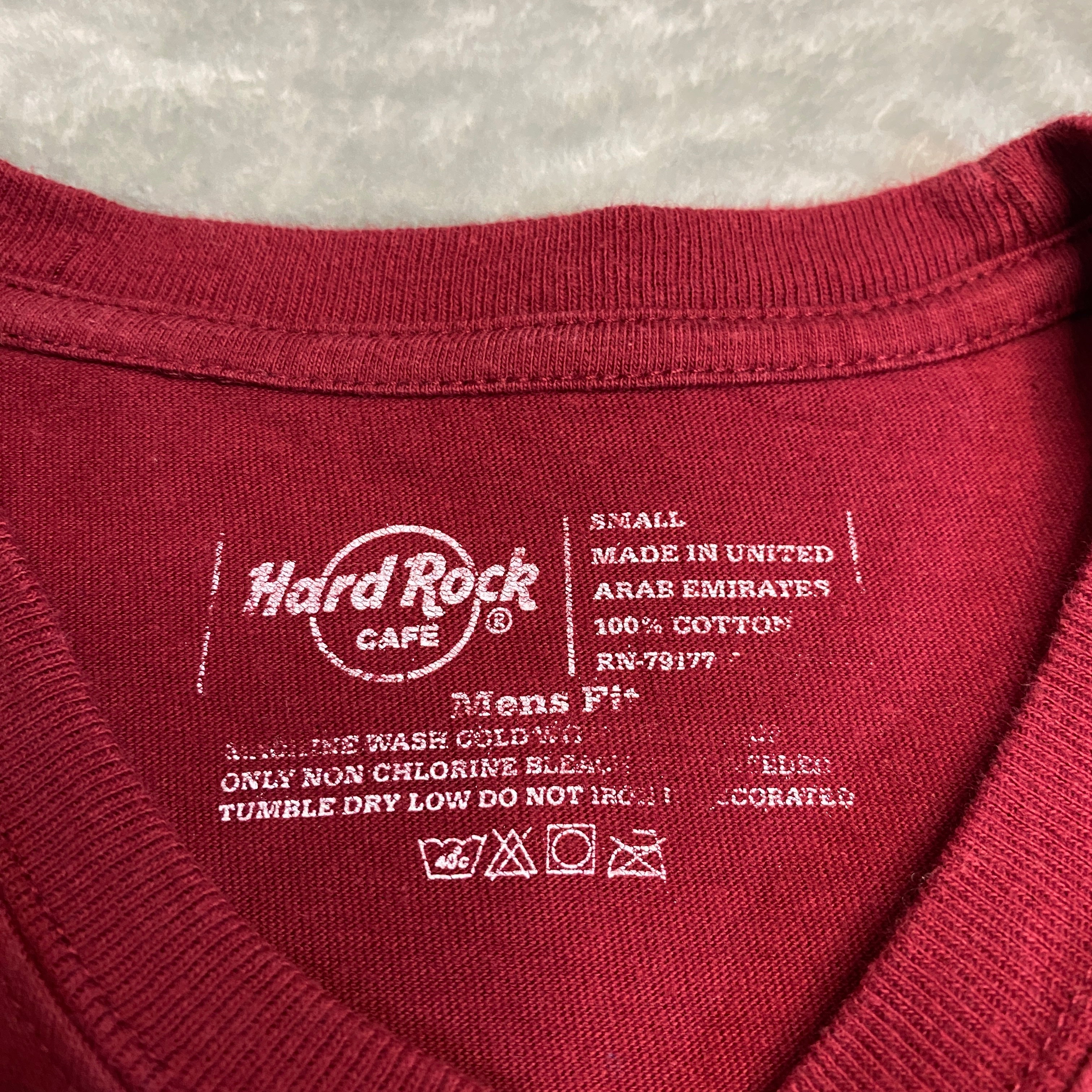 CAMISETA HARD ROCK CAFE VENICE BURDEOS TALLA S (FITS M)