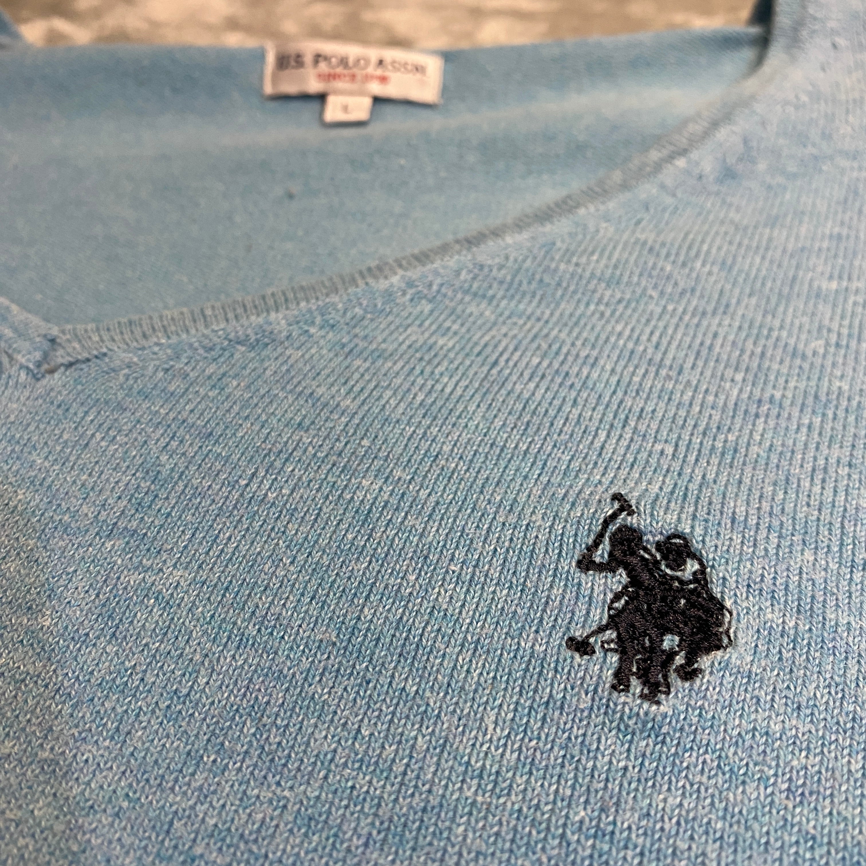 JERSEY U.S. POLO ASSN. AZUL CIELO TALLA L