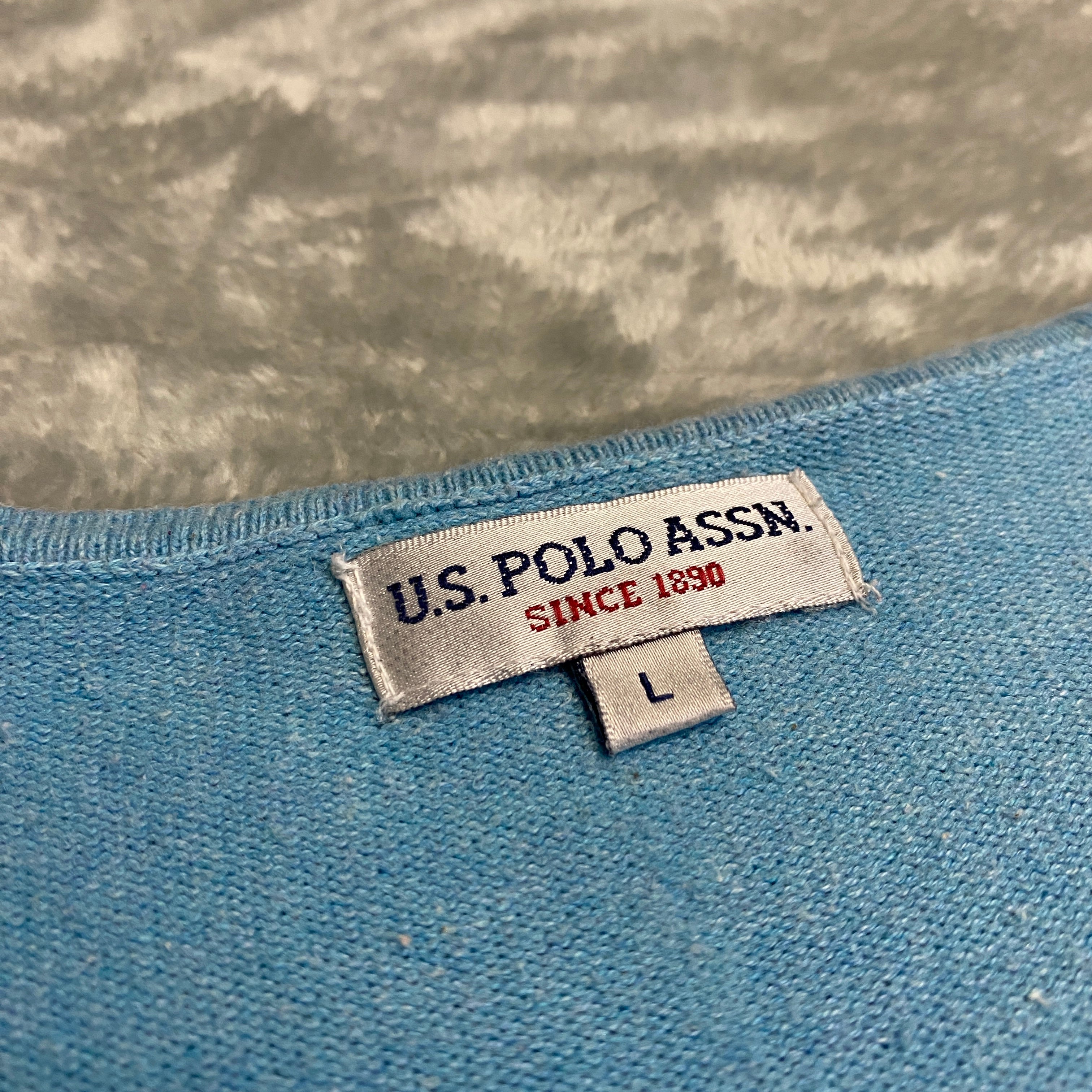 JERSEY U.S. POLO ASSN. AZUL CIELO TALLA L