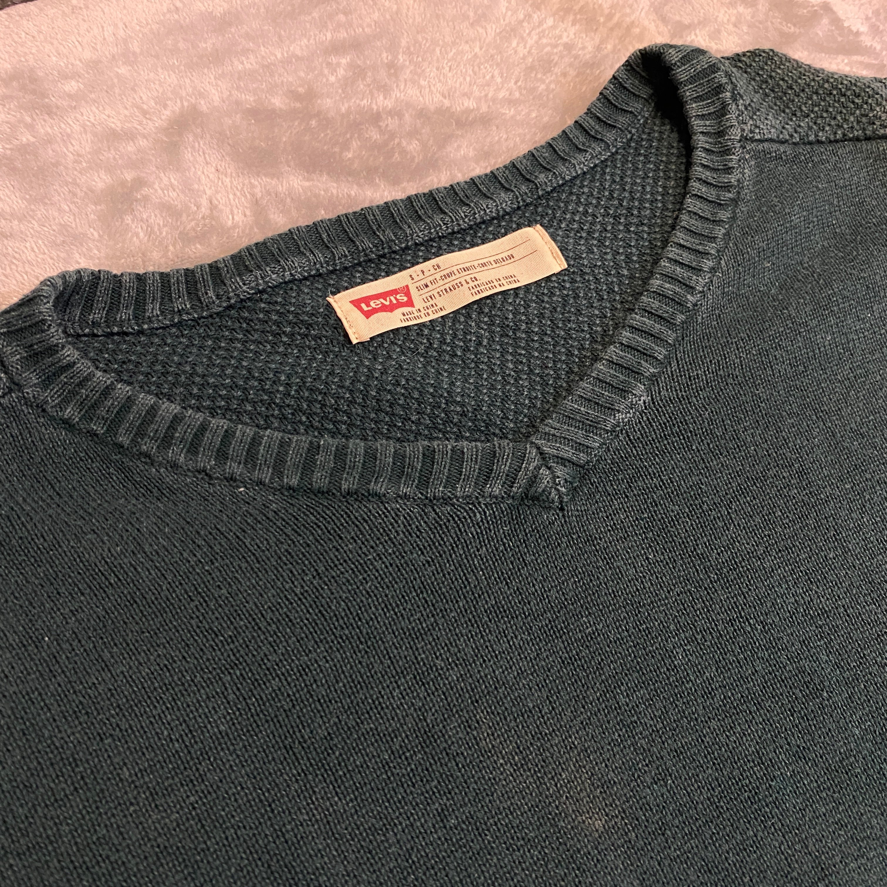 JERSEY LEVIS VERDE AZULADO / TEAL TALLA S