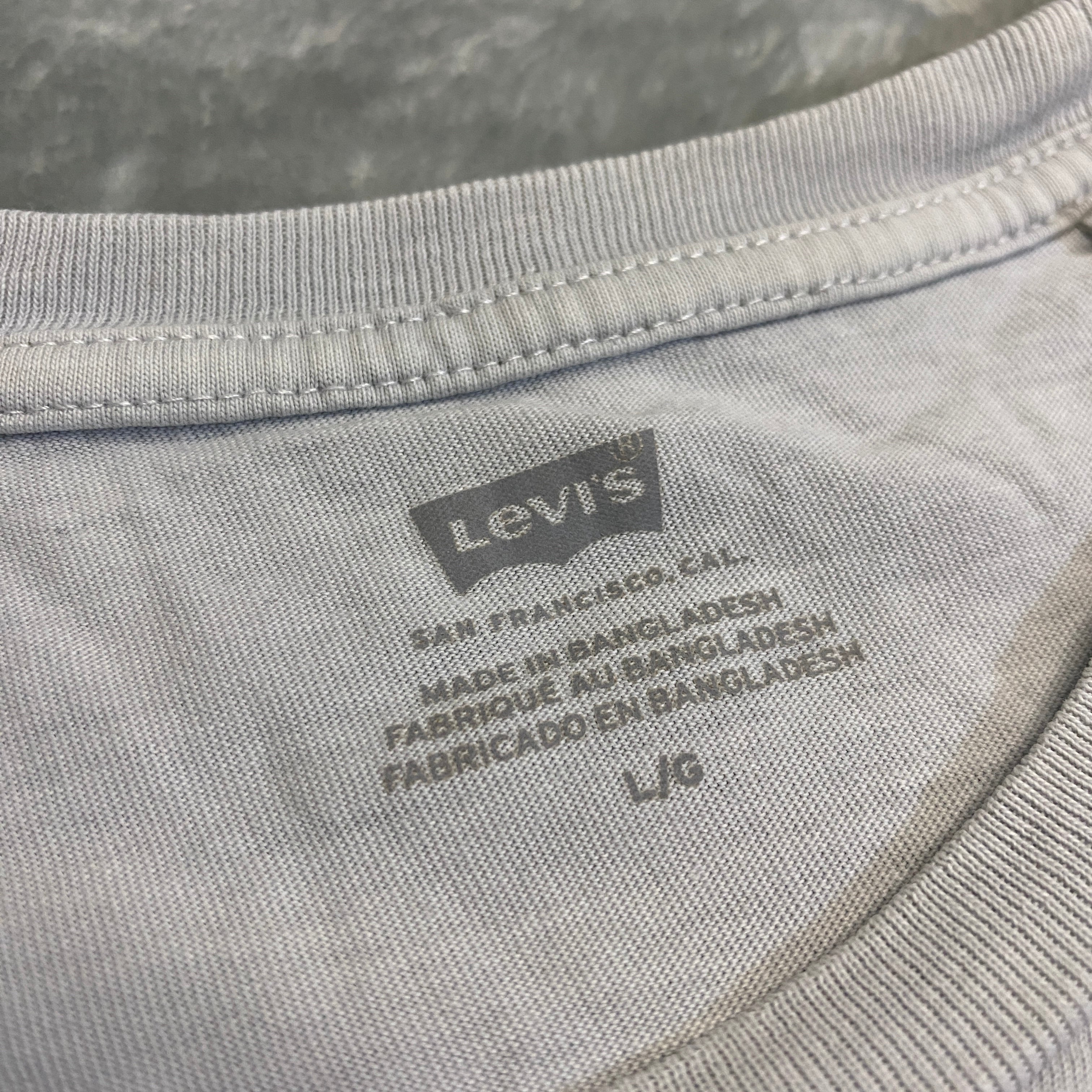 CAMISETA LEVI’S GRIS CENIZA CLARO TALLA L