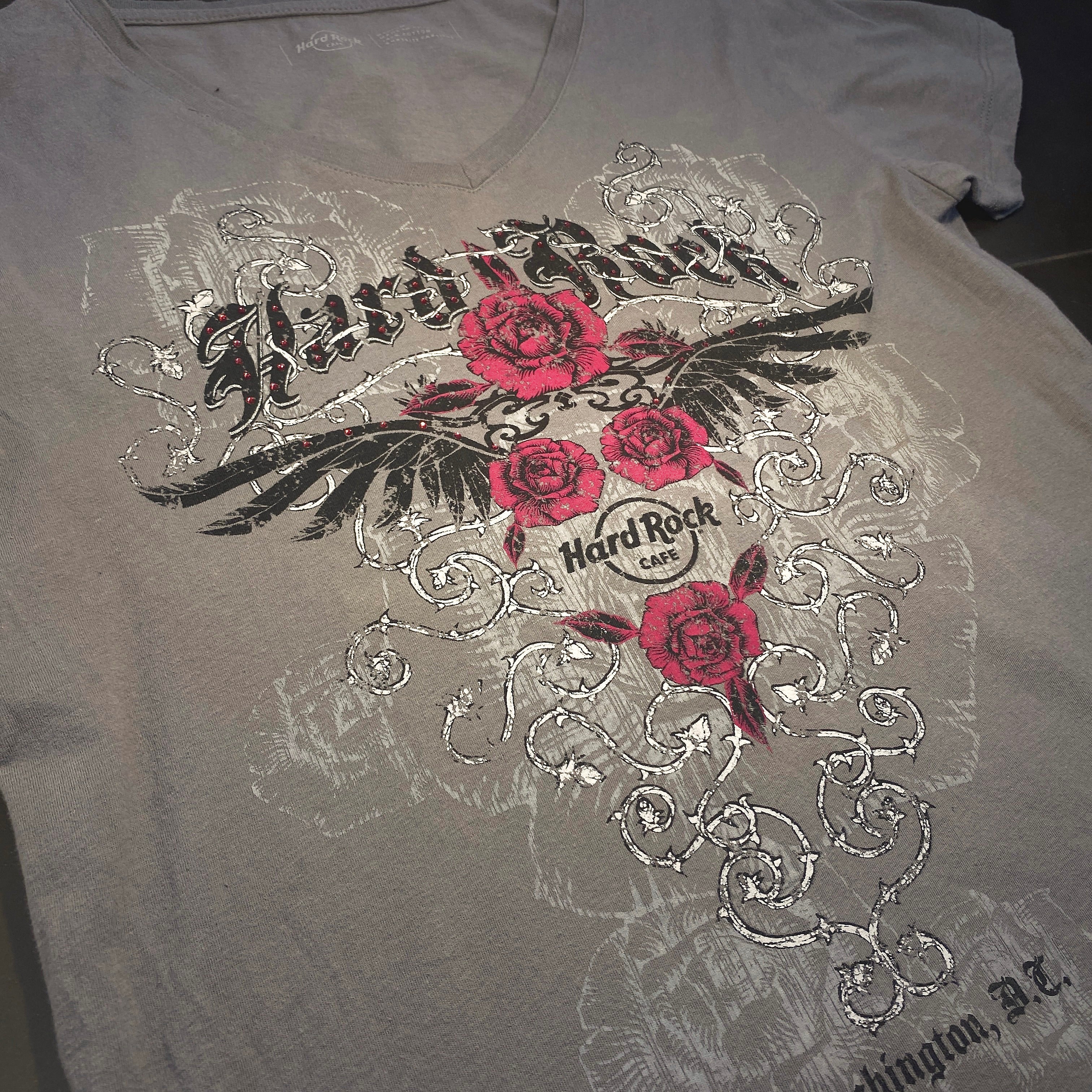 Camiseta Hard Rock Cafe Washington D.C. Gris