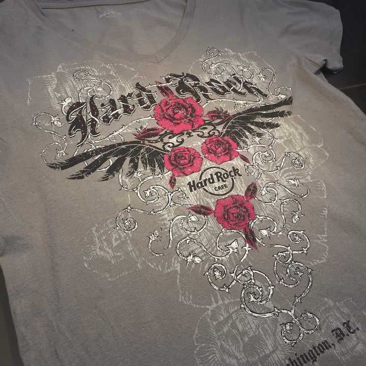 Camiseta Hard Rock Cafe Washington D.C. Gris