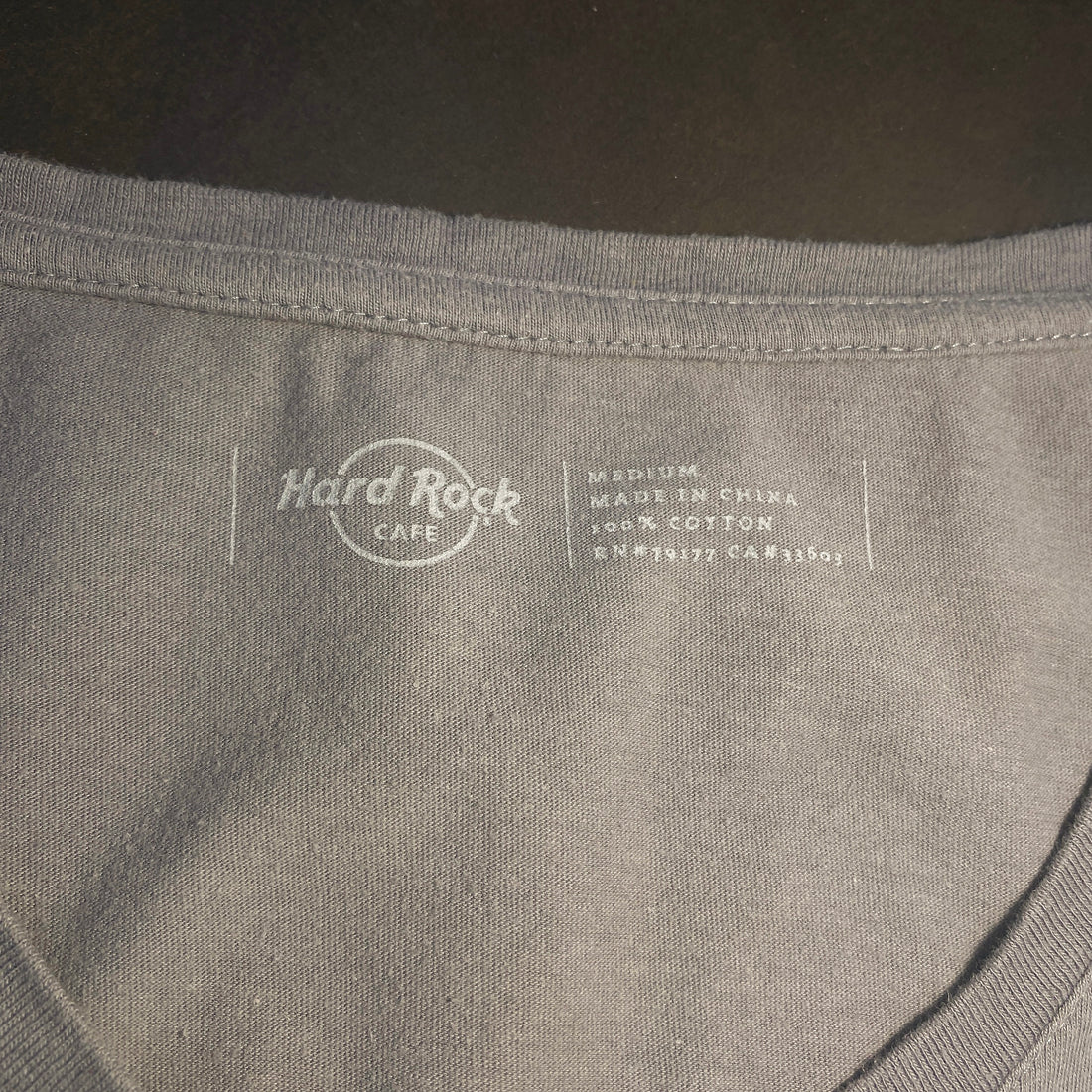 Camiseta Hard Rock Cafe Washington D.C. Gris