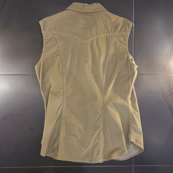 Camisa Levi's Vintage Sin Mangas Pana Verde Caqui