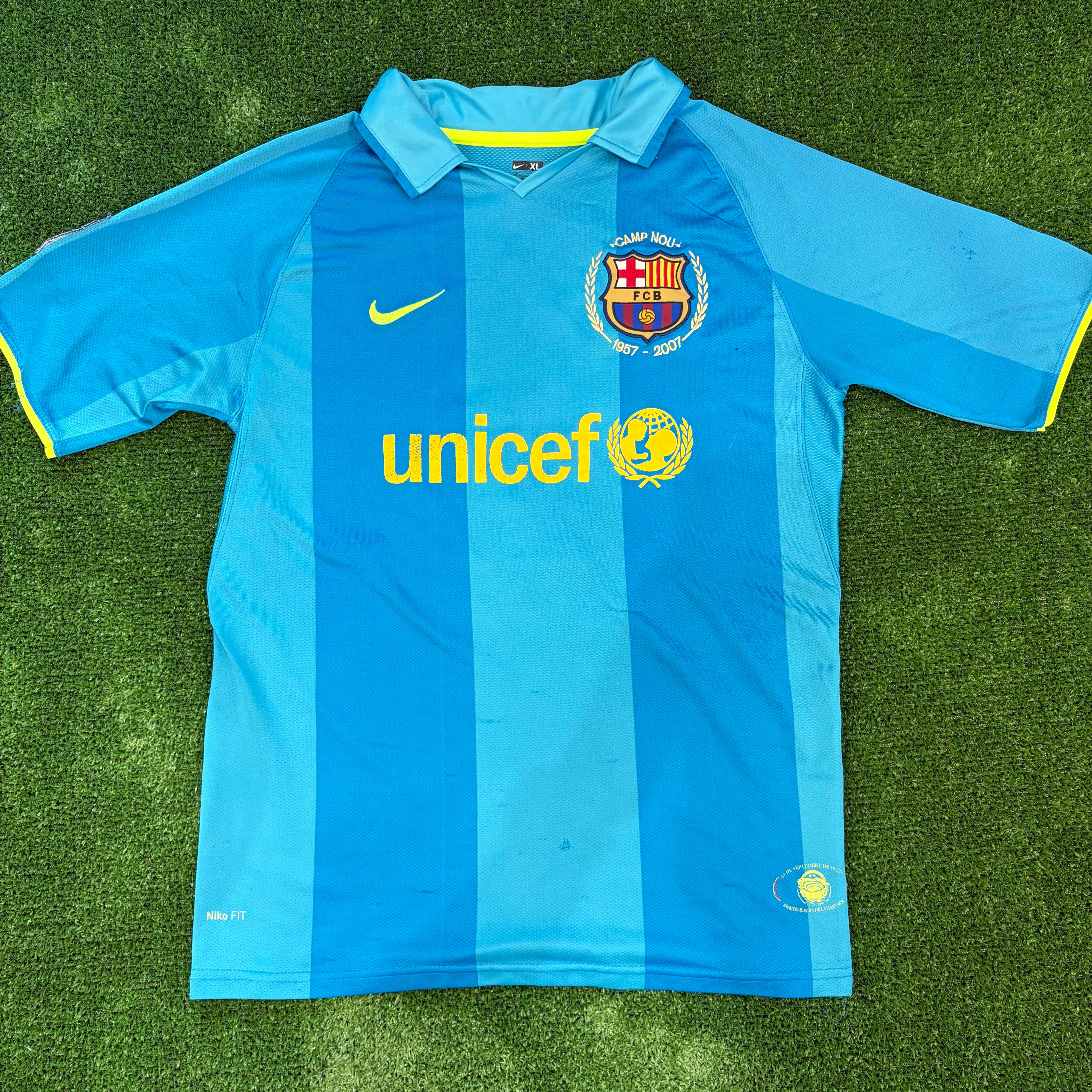 Camiseta De Thierry Henry #14 FC Barcelona 2007-2008 50 Aniversario