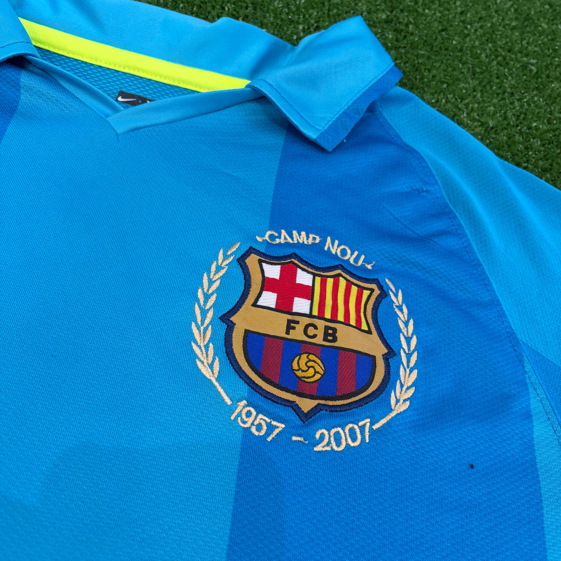 Camiseta De Thierry Henry #14 FC Barcelona 2007-2008 50 Aniversario