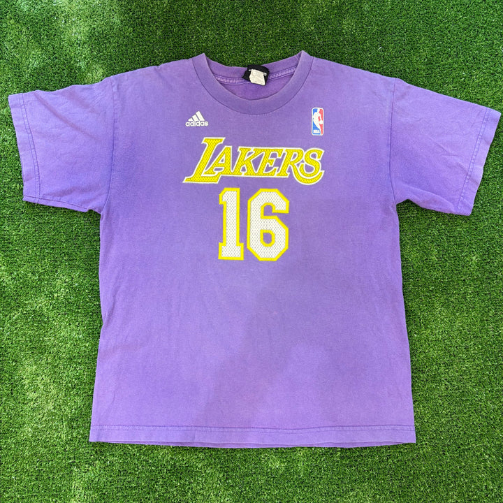Camiseta De Paul Gasol #16 Lakers 2008-2012