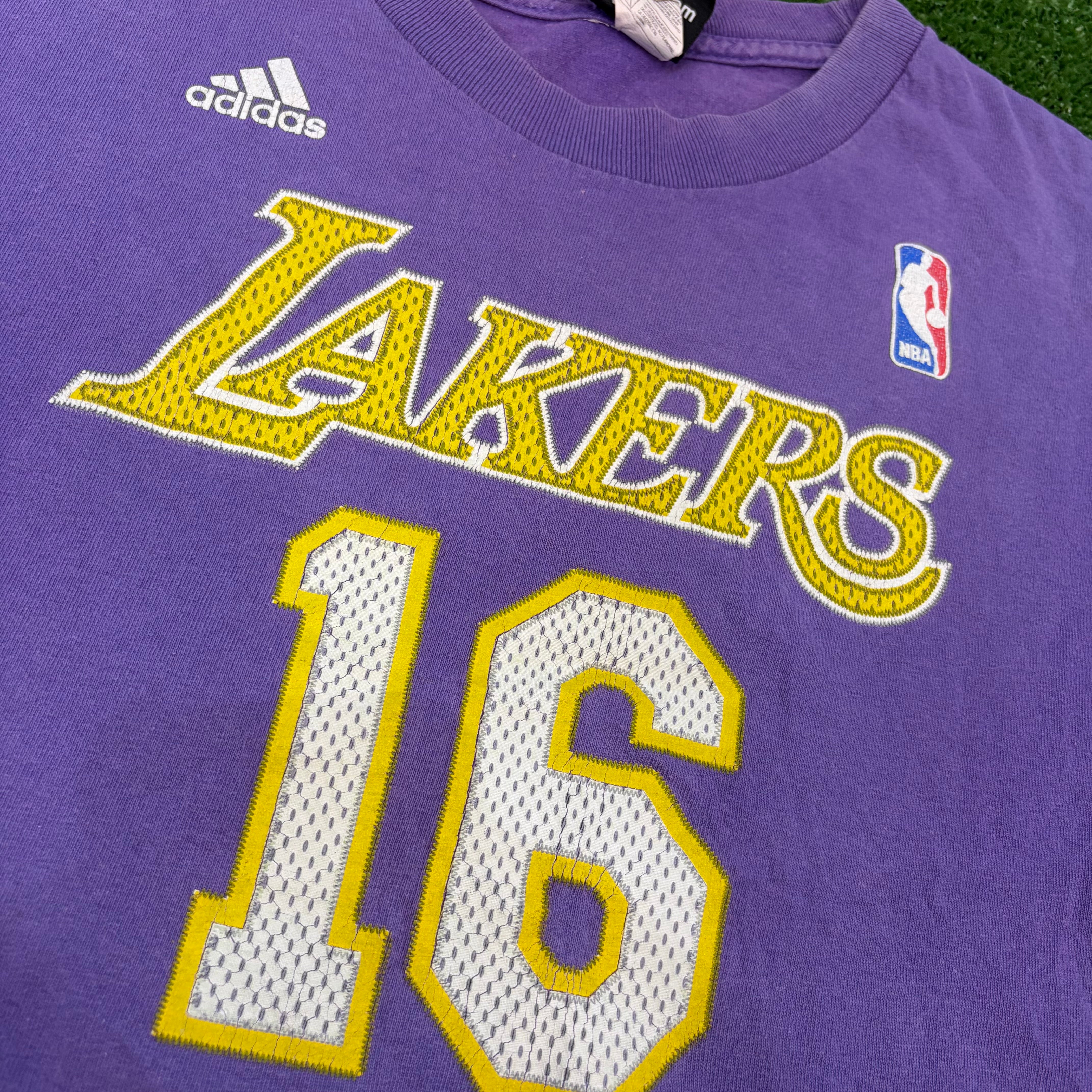 Camiseta De Paul Gasol #16 Lakers 2008-2012