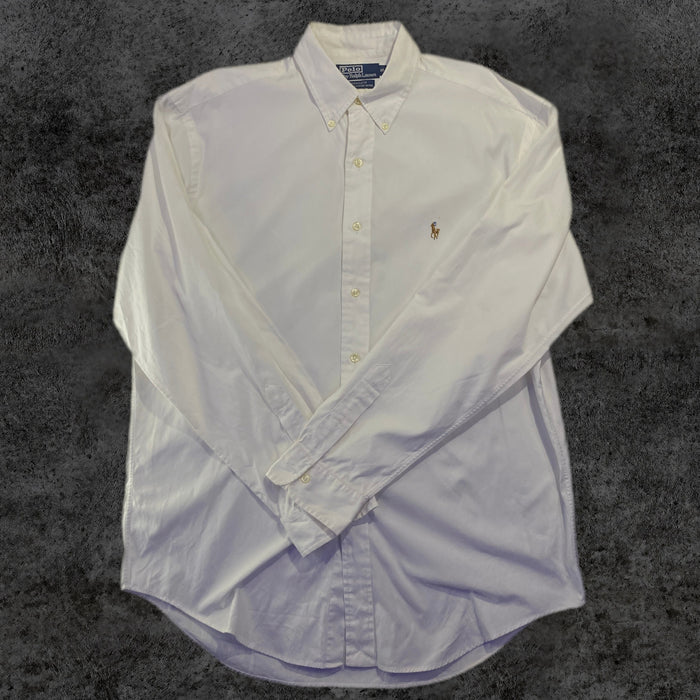 Camisa Ralph Lauren Blanca Oxford