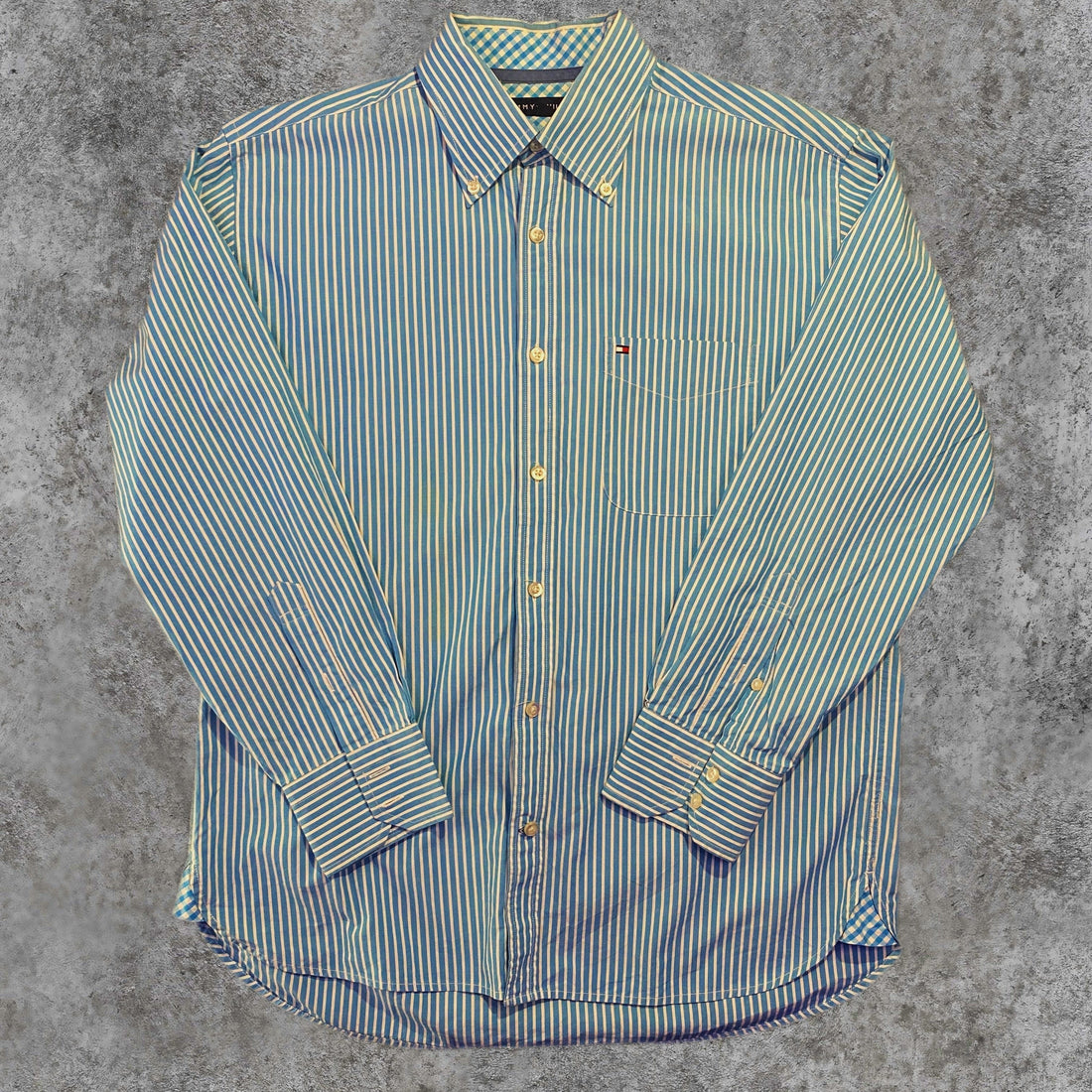 Camisa Tommy Hilfiger Rayas Azul