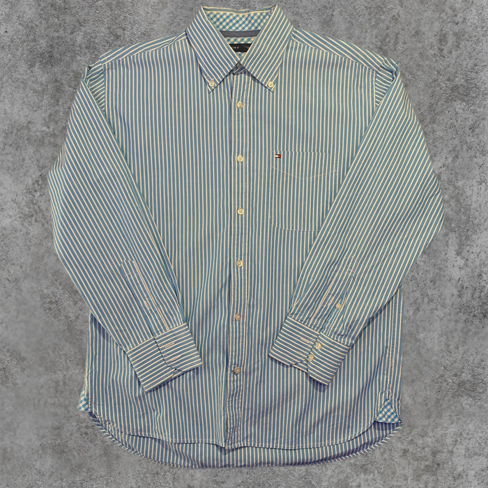 Camisa Tommy Hilfiger Rayas Azul