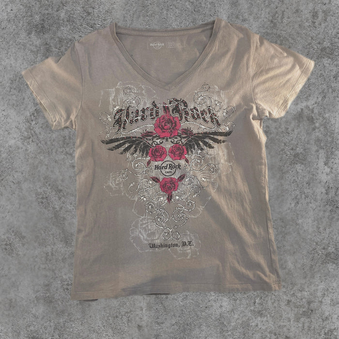 Camiseta Hard Rock Cafe Washington D.C. Gris
