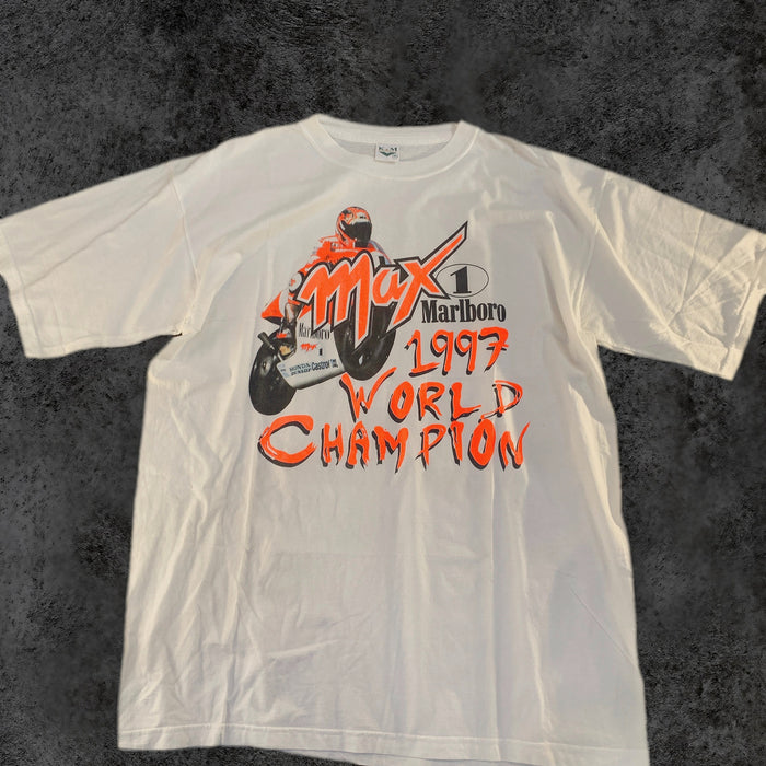 Camiseta Vintage Max Biaggi "1997 World Champion" Marlboro