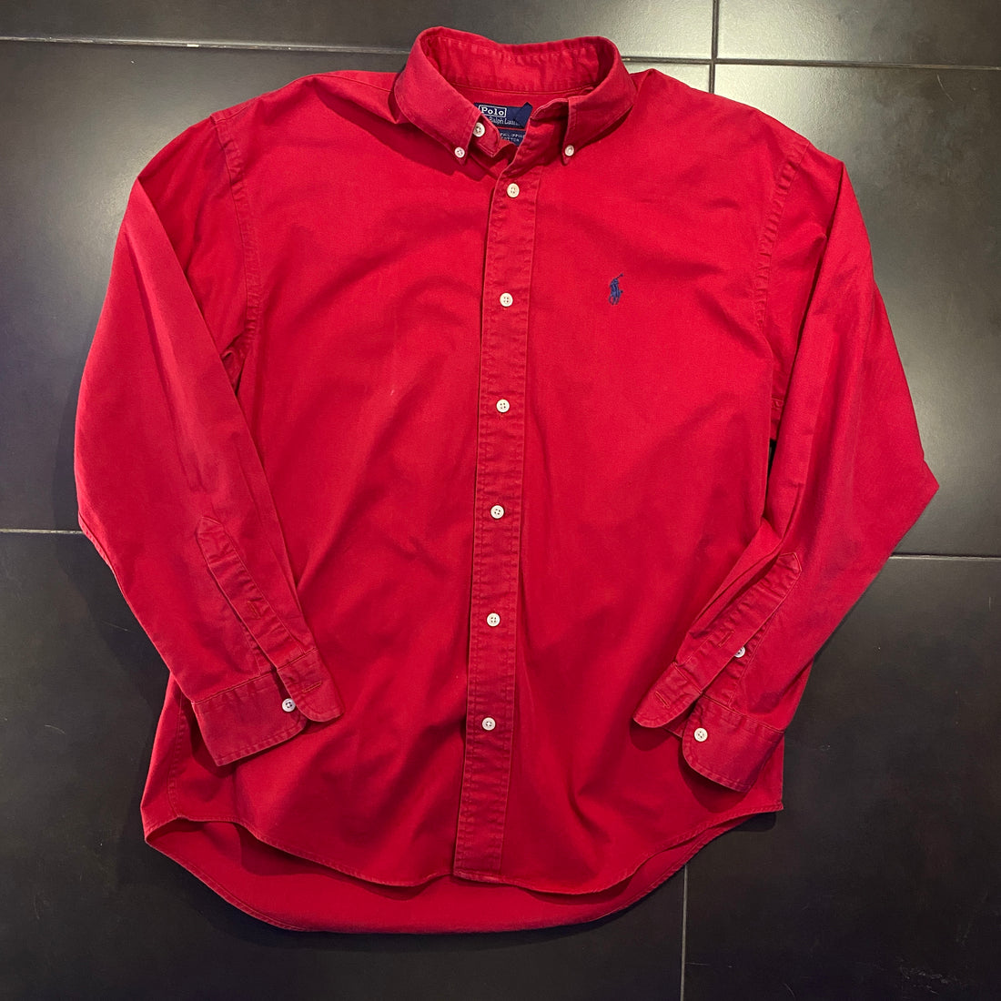 Camisa Ralph Lauren roja - frontal
