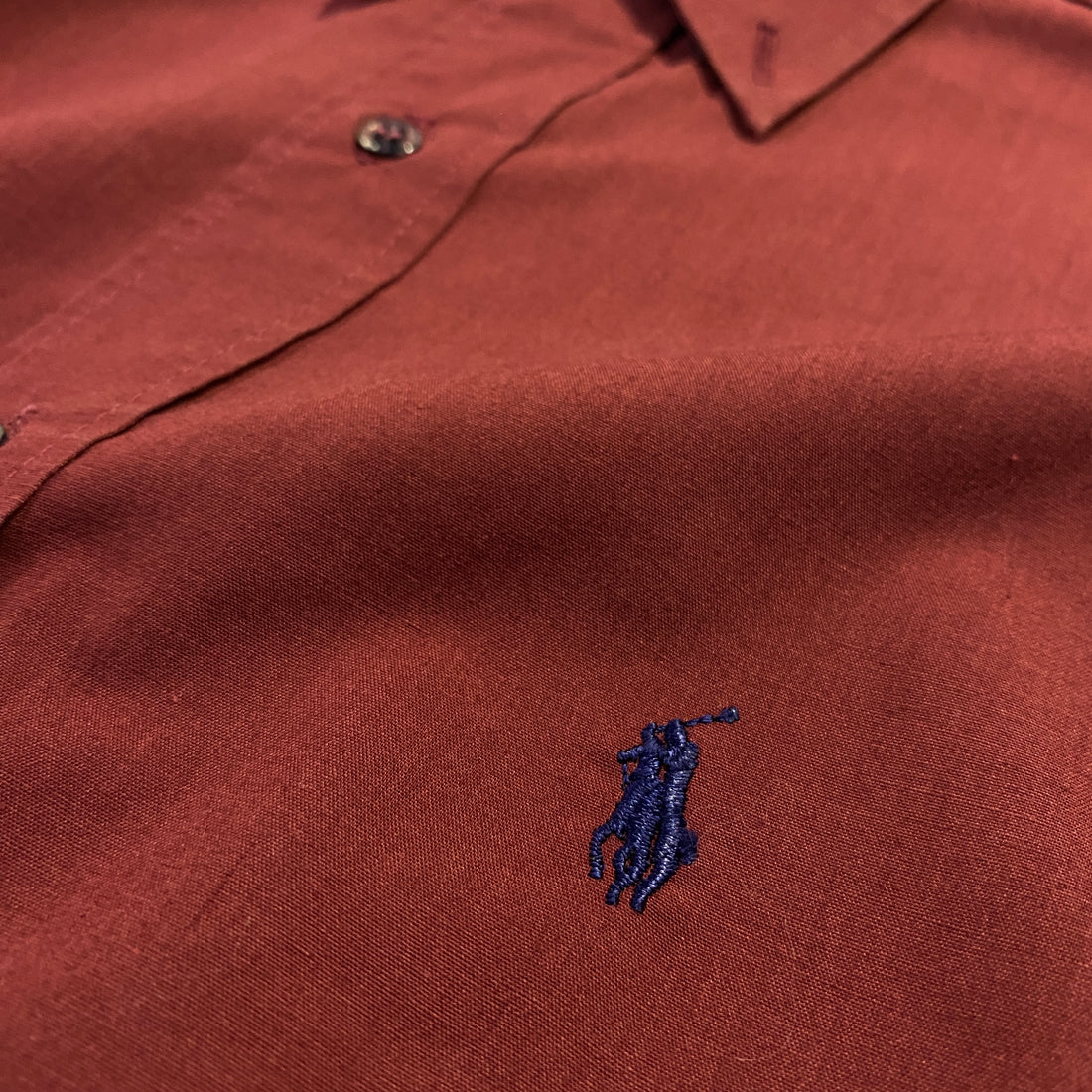 Camisa Ralph Lauren teja - detalle poni