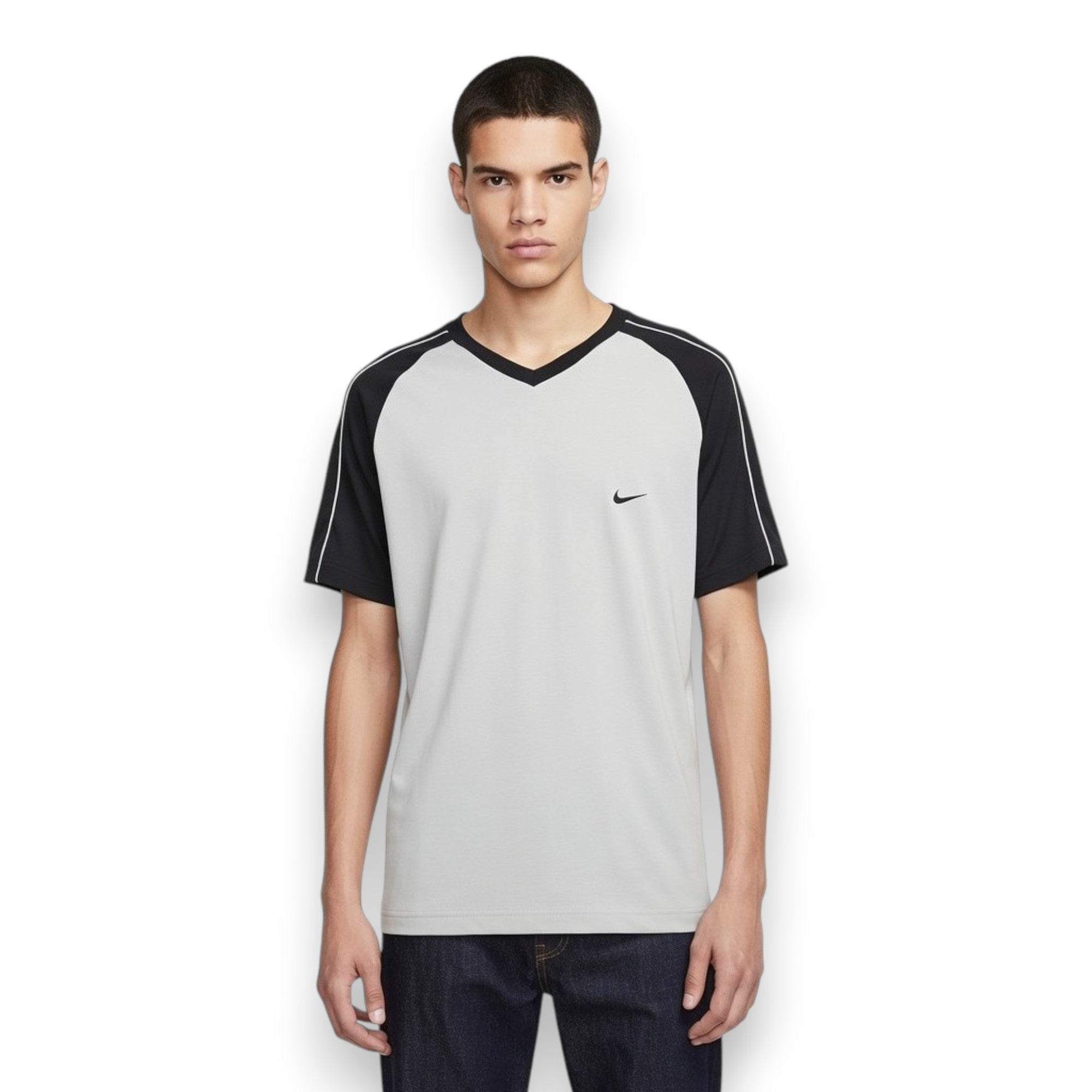 CAMISETA NIKE GRIS TALLA L