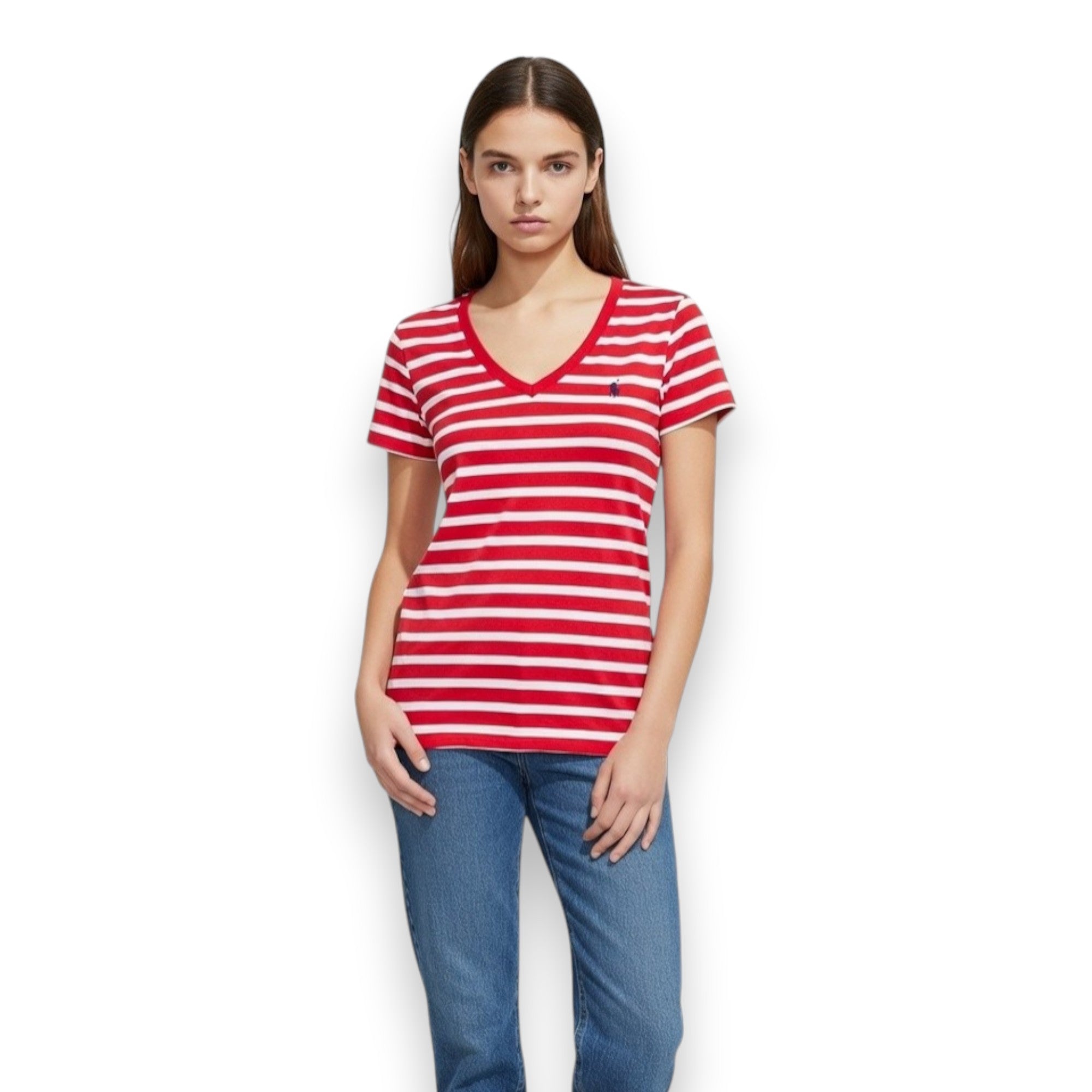CAMISETA RALPH LAUREN ROJO TALLA S