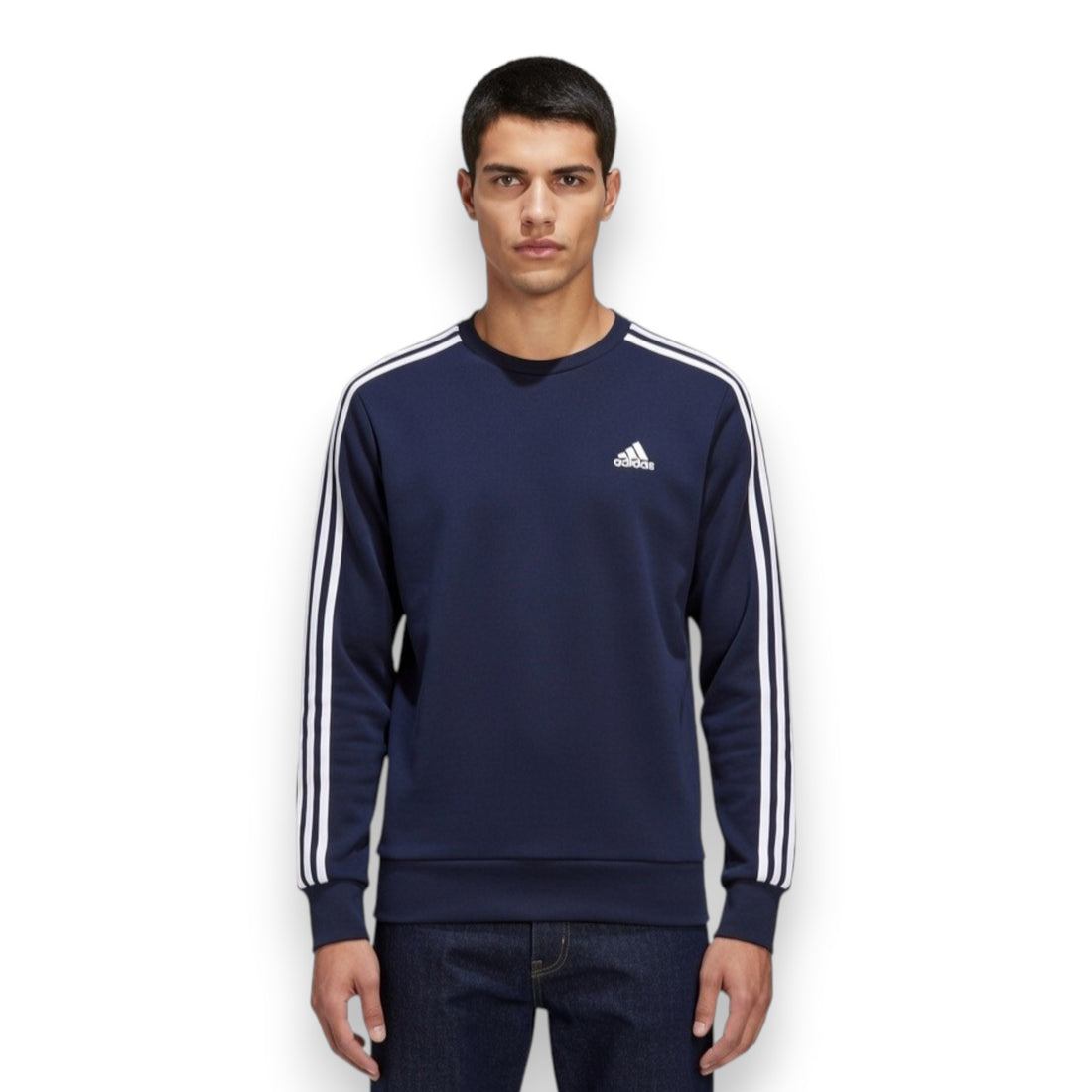 SUDADERA ADIDAS AZUL OSCURO M