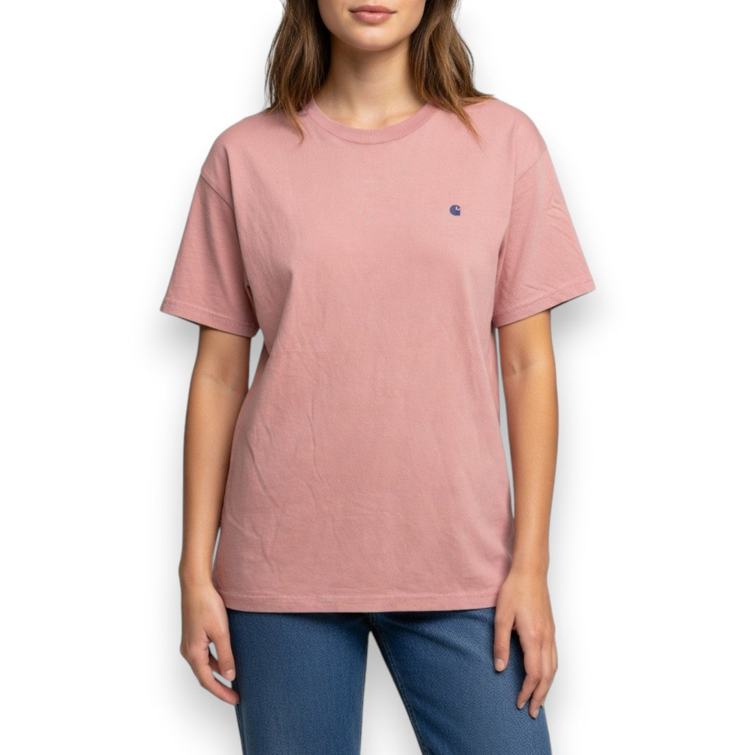 CAMISETA CARHARTT WORK IN PROGRESS ROSA PASTEL TALLA S