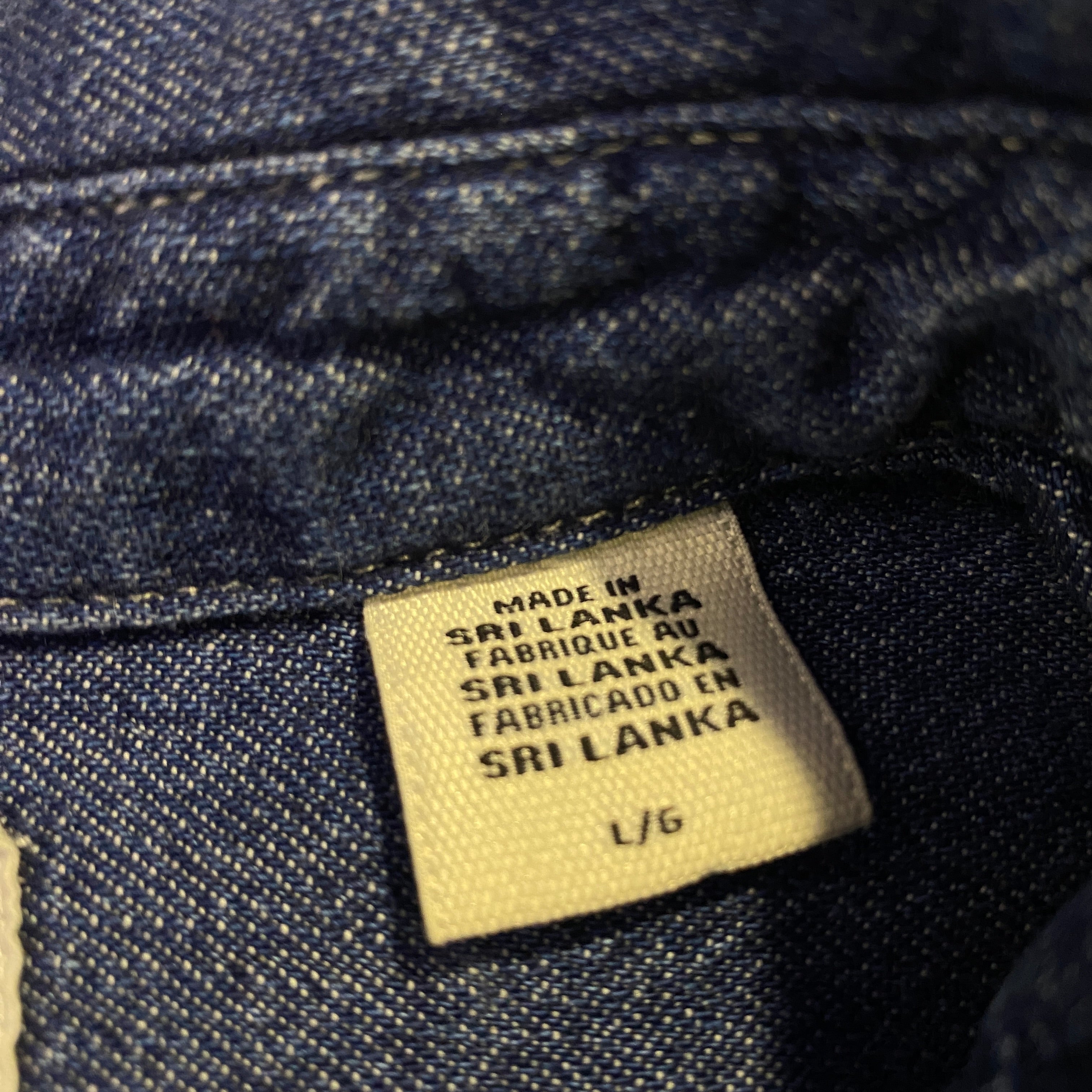 Camisa vaquera Levi's azul oscuro - etiqueta roja