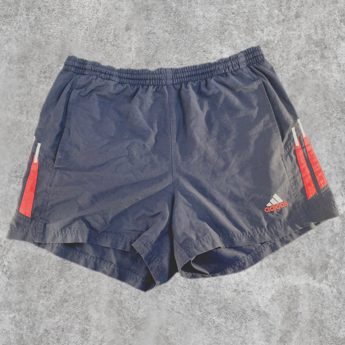 Pantalón Corto Adidas Vintage Nylon Azul Marino