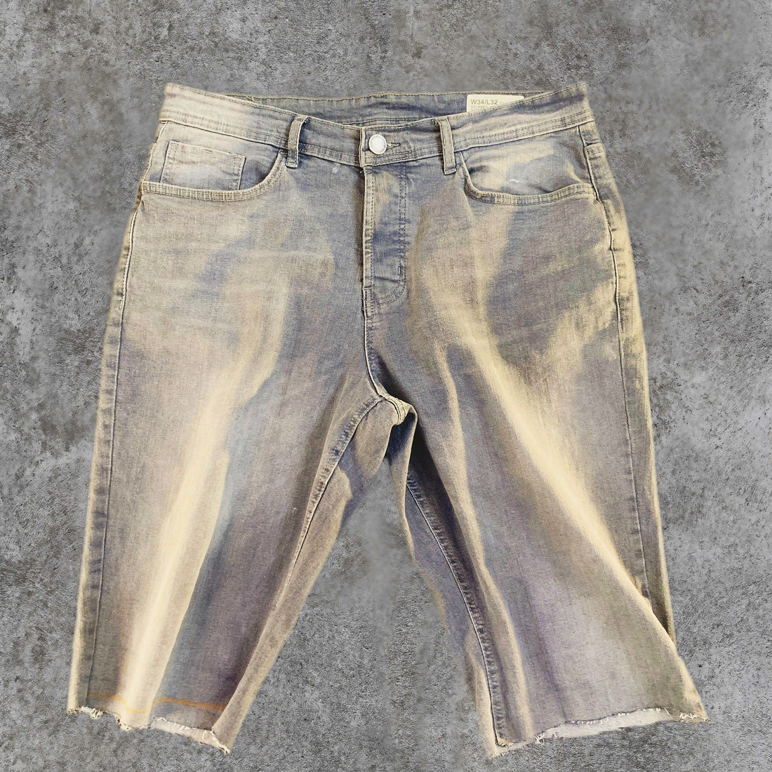 Pantalón Corto Vaquero Gris Bermuda