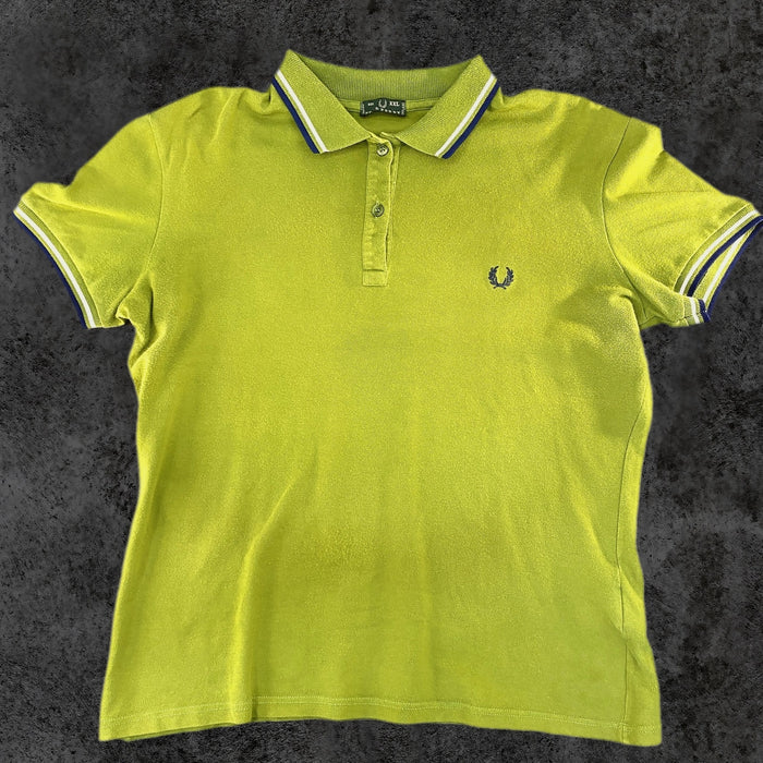 Polo Fred Perry "Twin Tipped" Made in England Verde Pistacho