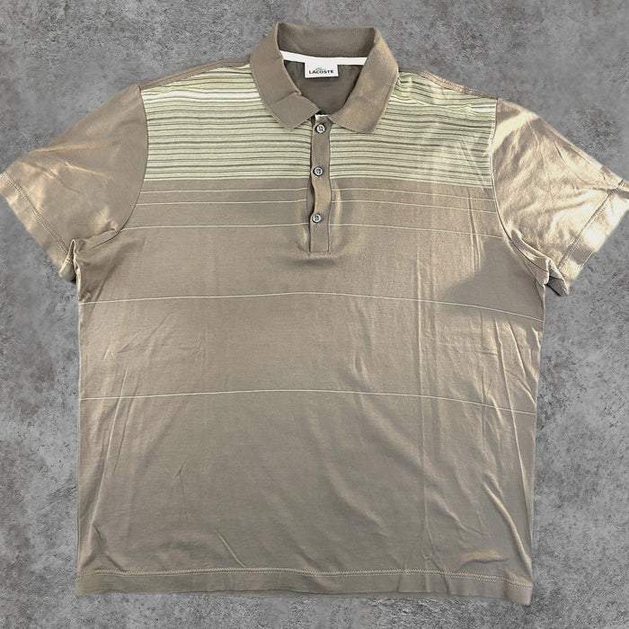 Polo Lacoste Marrón de Rayas