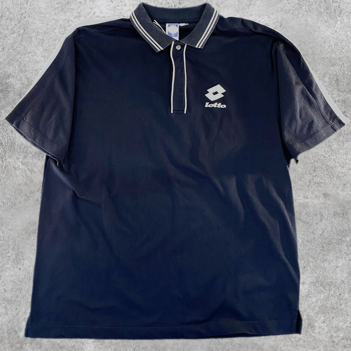 Polo Lotto Vintage "Tennis Italiano" Azul Marino