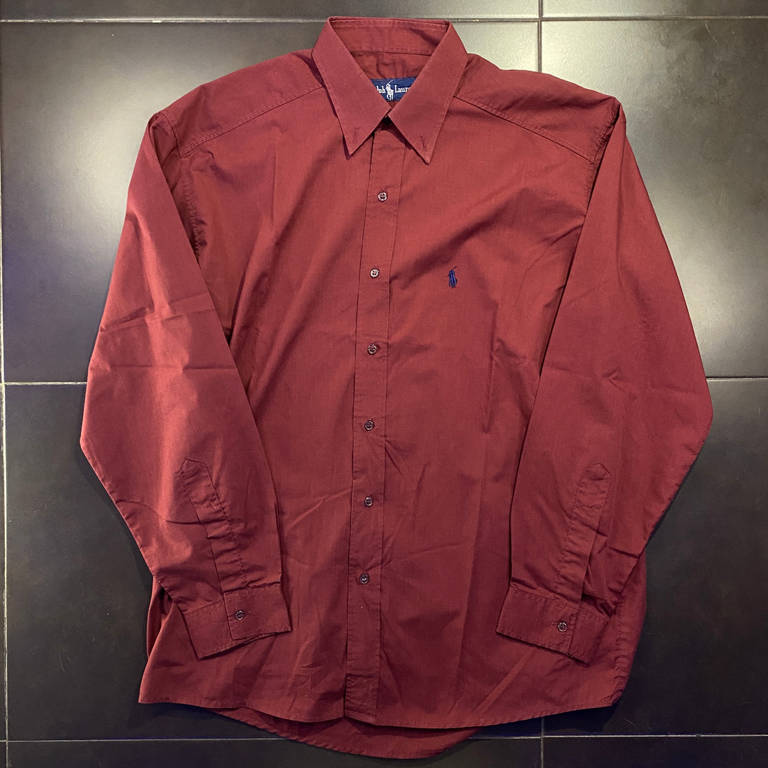 Camisa Ralph Lauren teja - frontal