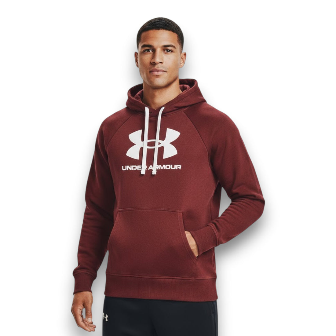 SUDADERA UNDER ARMOUR COLOR VINO