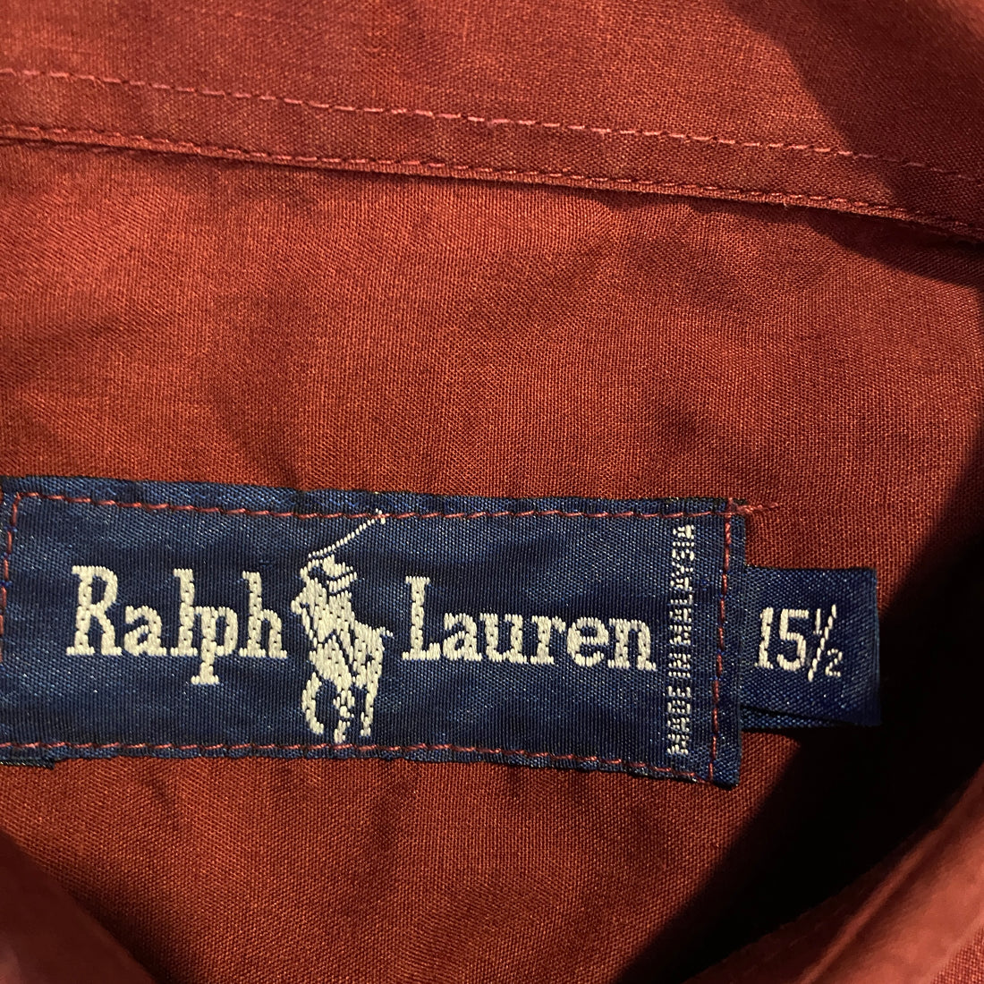 Camisa Ralph Lauren teja - etiqueta